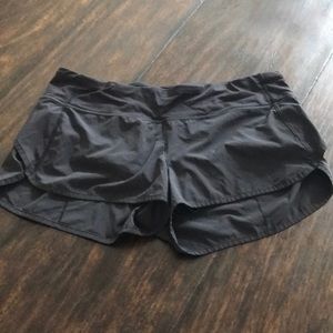 Lululemon Black Speed Shorts